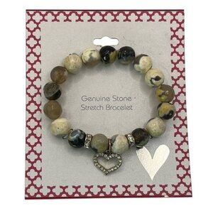 Genuine Stone Stretch Bracelet